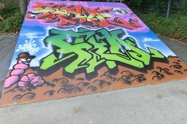 Graffiti Wall in Bad Neuenahr-Ahrweiler - Photo by Frame - Frame, Frm (2013)