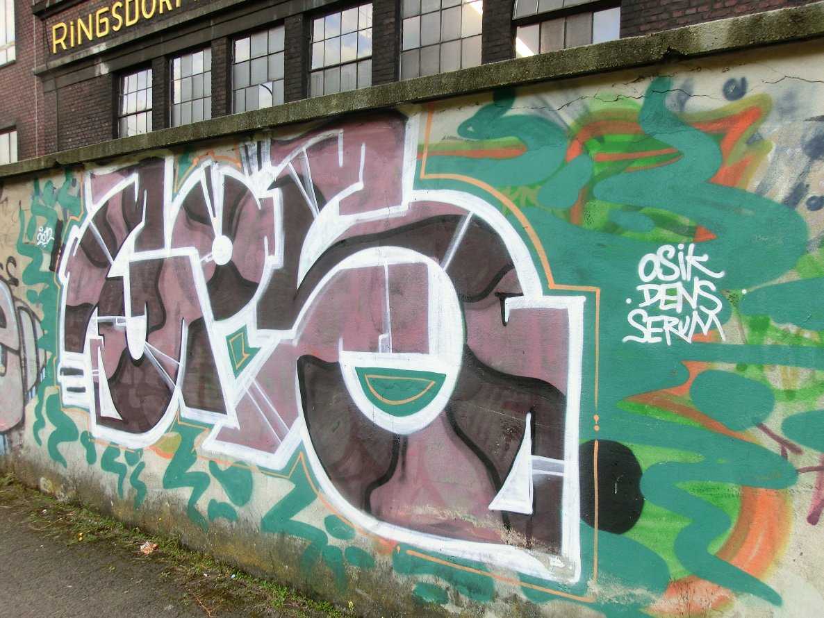 Graffiti Wall in Bonn - Photo by Frame - GOS, Osik, Dens (2012)