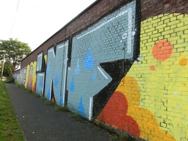 Graffiti Wall in Bonn - Photo by Frame - INF, INF, crew