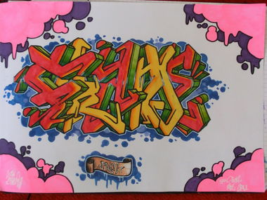 Graffiti Sketch in Bonn - Photo by Frame - Frame, Frm (2013)