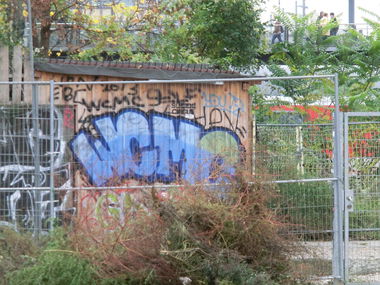 Graffiti Bombing in Berlin - Photo by Frame - WCMC