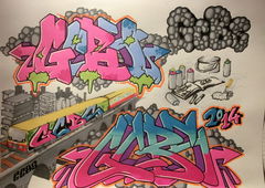 Graffiti Sketch - Photo by Frame - Gcbs, Frame (2014)