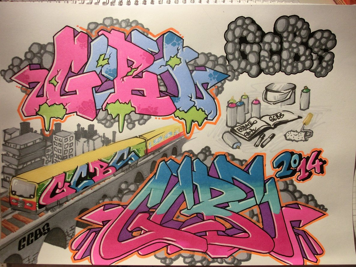 Graffiti Sketch - Photo by Frame - Gcbs, Frame (2014)