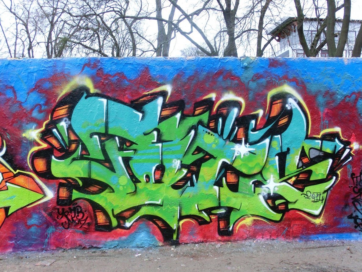 Graffiti Wall in Bonn - Photo by Frame - Fois (2014)