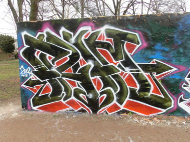 Graffiti Wall in Bonn - Photo by Frame - Fram, Frame (2014)
