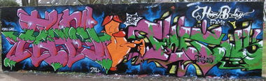 Graffiti Wall in Troisdorf - Photo by Frame - Fram, Frame, Fois (2014)