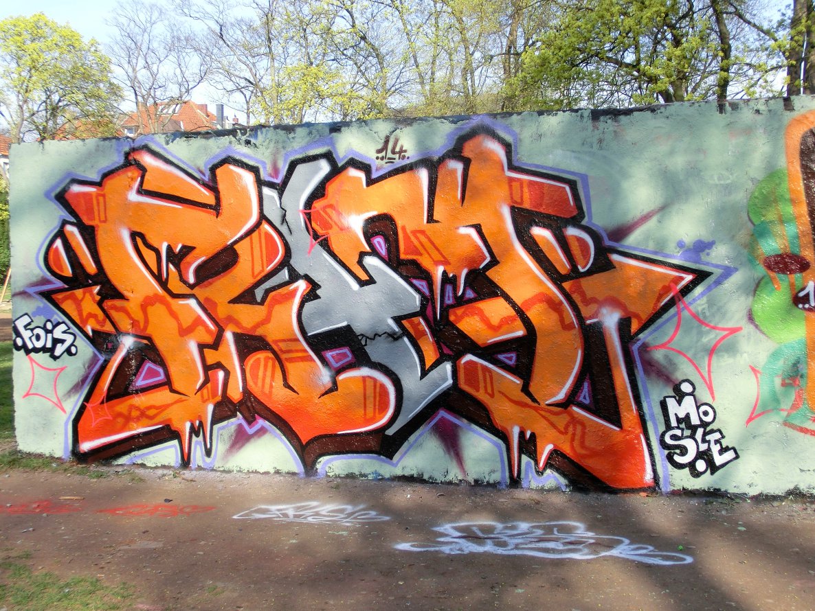 Graffiti Wall in Bonn - Photo by Frame - Fram, Frame (2014)
