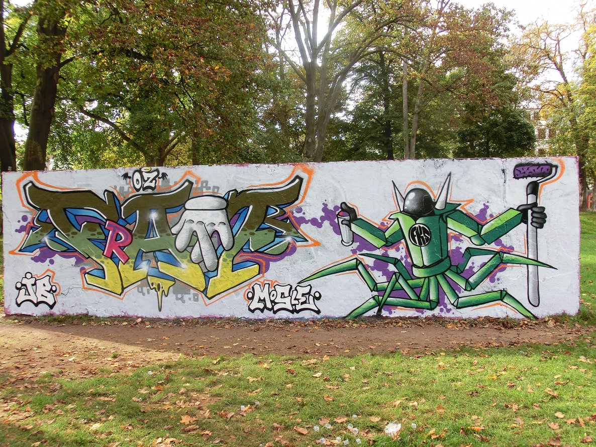Graffiti Wall in Bonn - Photo by Frame - Frame, FKS (2014)