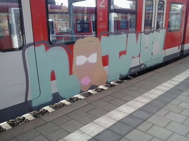 Graffiti Train - Photo by FrankfurtHG - NOTME, Not, Me (2013)