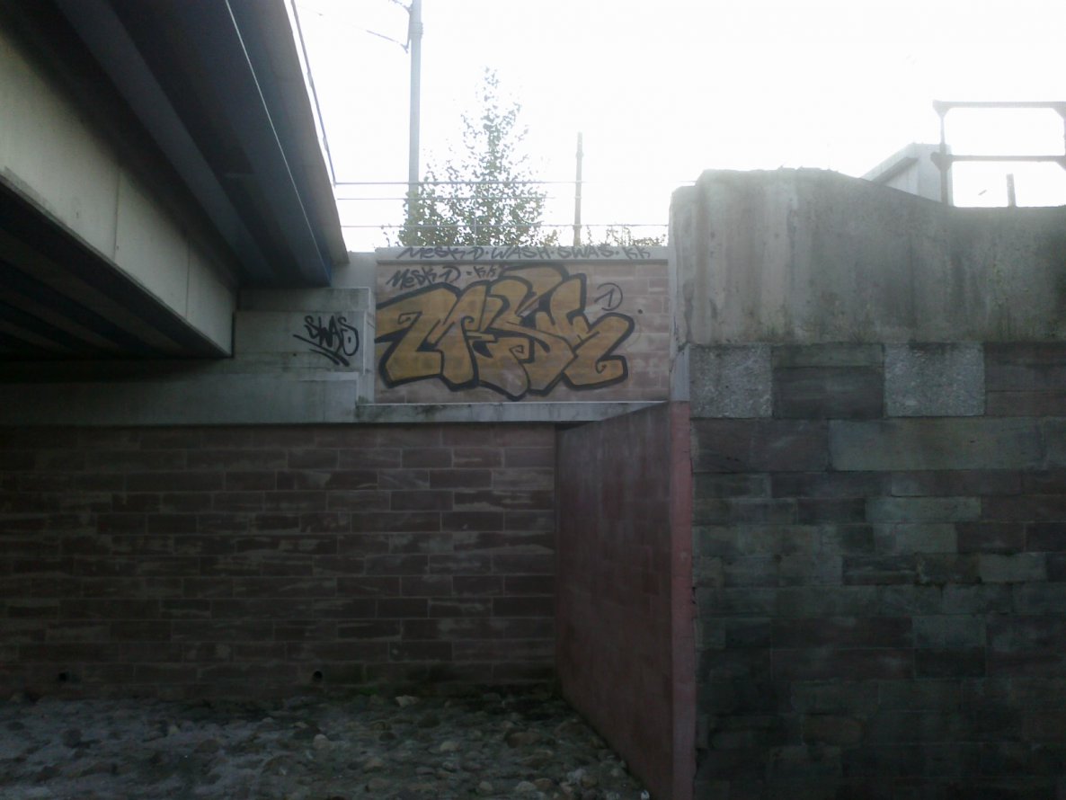 Graffiti Bombing in Mongolia - Photo by FrankfurtHG - Mesk, Straßburg, France (2010)