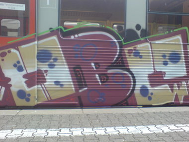 Graffiti Train - Photo by FrankfurtHG - Taunusbahn, OBC, obc