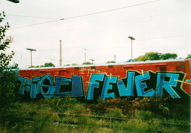 Graffiti Train - Photo by FrankfurtHG - Taunusbahn, Wholecar, Rise