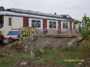 Graffiti Train in Kad?köy - Photo by FrankfurtHG - Stur, Merde, Blow (2014)