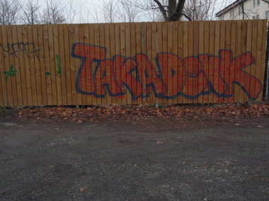 Graffiti Wall - Photo by FrankfurtMaximal - Taka, denk, frankfurt