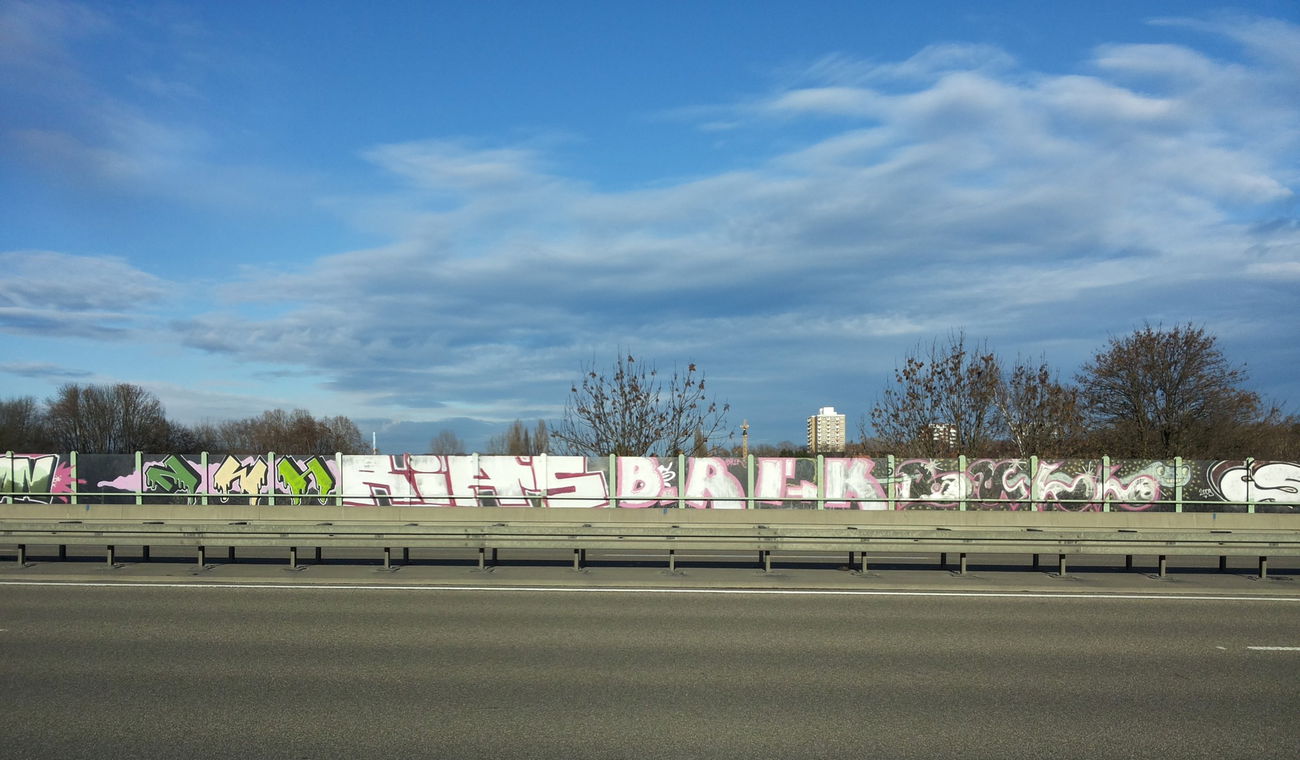 Graffiti Bombing - Photo by FrankfurtMaximal - rias, brik, ir