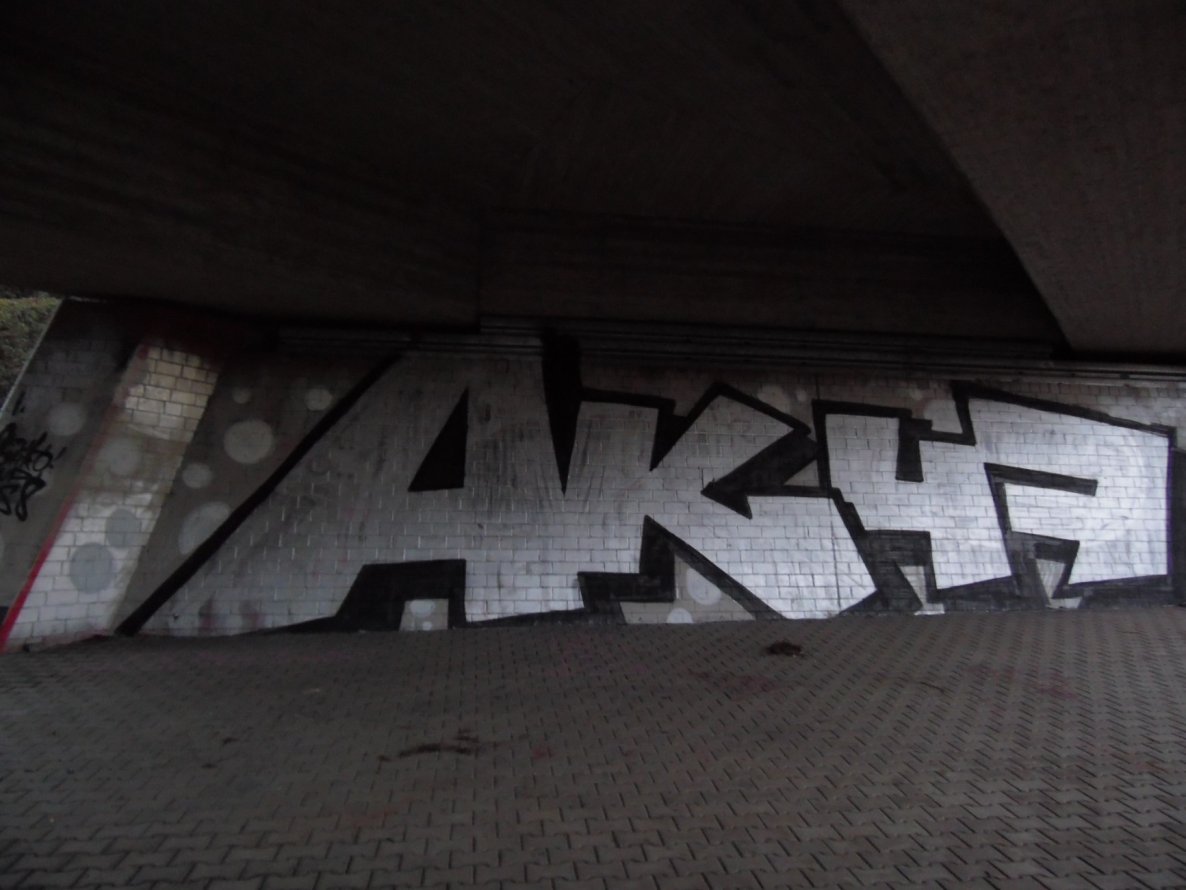 Graffiti Bombing - Photo by FrankfurtMaximal - ak, 47, crew