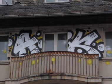 Graffiti Wall - Photo by FrankfurtMaximal - Ak, 47, Crew (2015)