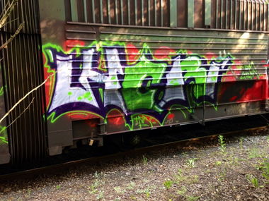 Graffiti Train - Photo by FreakHcr - HCR