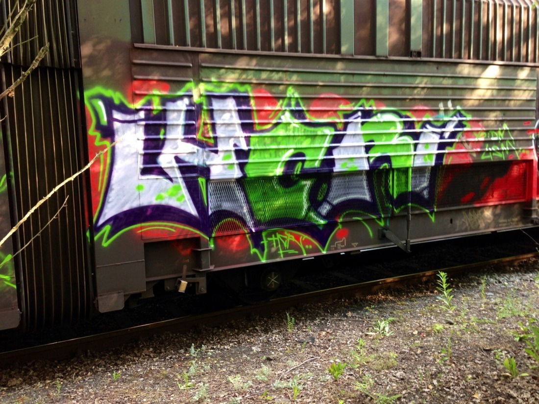 Graffiti Train - Photo by FreakHcr - HCR