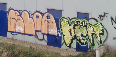 Graffiti Bombing - Photo by FreakHcr - Kloa, HCR (2015)