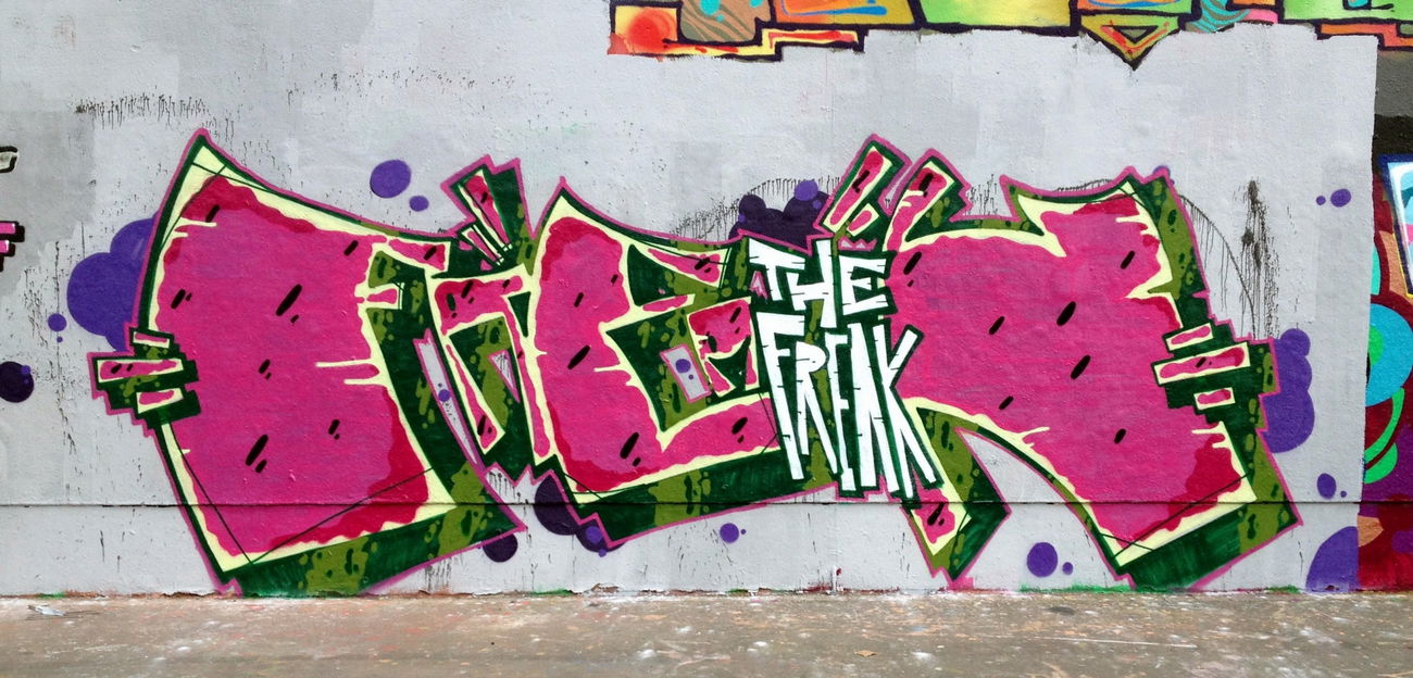 Graffiti Wall in Leipzig - Photo by FreakHcr - Freak, Hcr (2017)