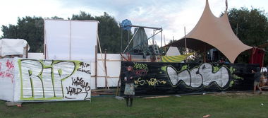 Graffiti Bombing - Photo by FreakHcr - RIP, HCR