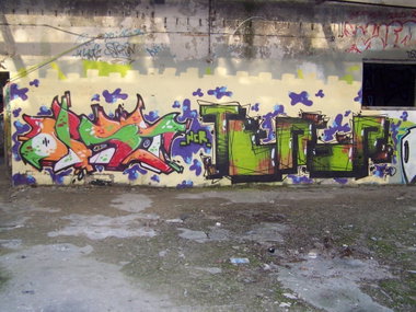 Graffiti Wall - Photo by FreakHcr - Opst, Teror, HCR