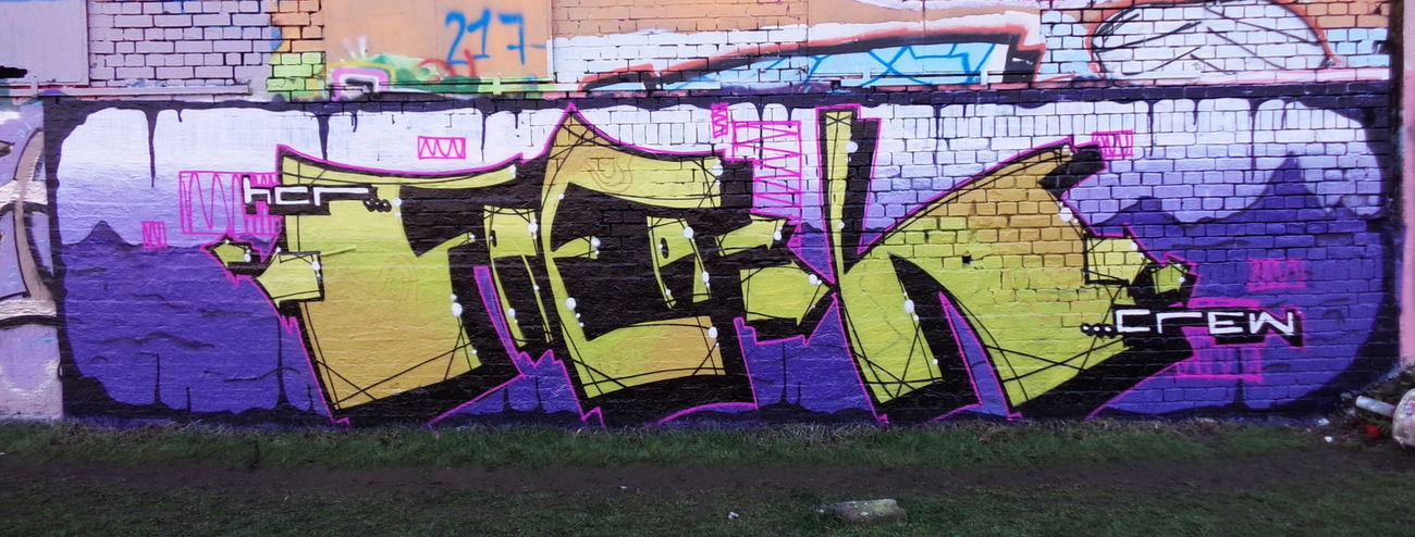 Graffiti Wall in Leipzig - Photo by FreakHcr - Freak, HCR (2017)