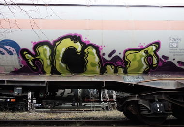 Graffiti Train - Photo by FreakHcr - HCR (2014)