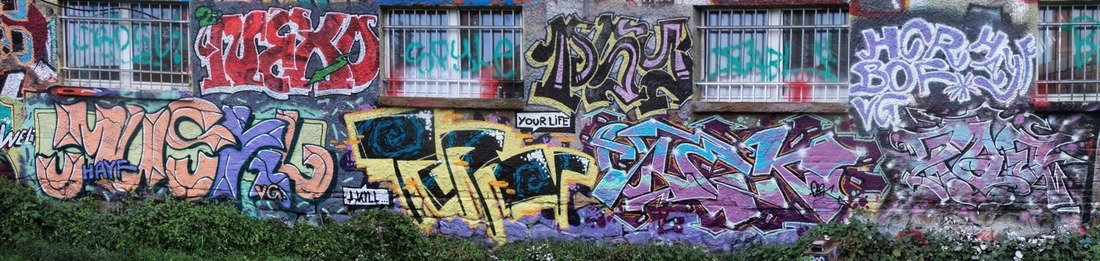 Graffiti Wall - Photo by FreakHcr - Muskl, Nexo, Psy (2015)