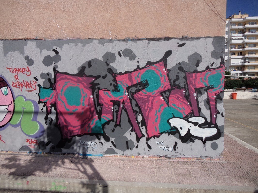 Graffiti Wall - Photo by FreakHcr - Terror, HCR, Doz (2014)