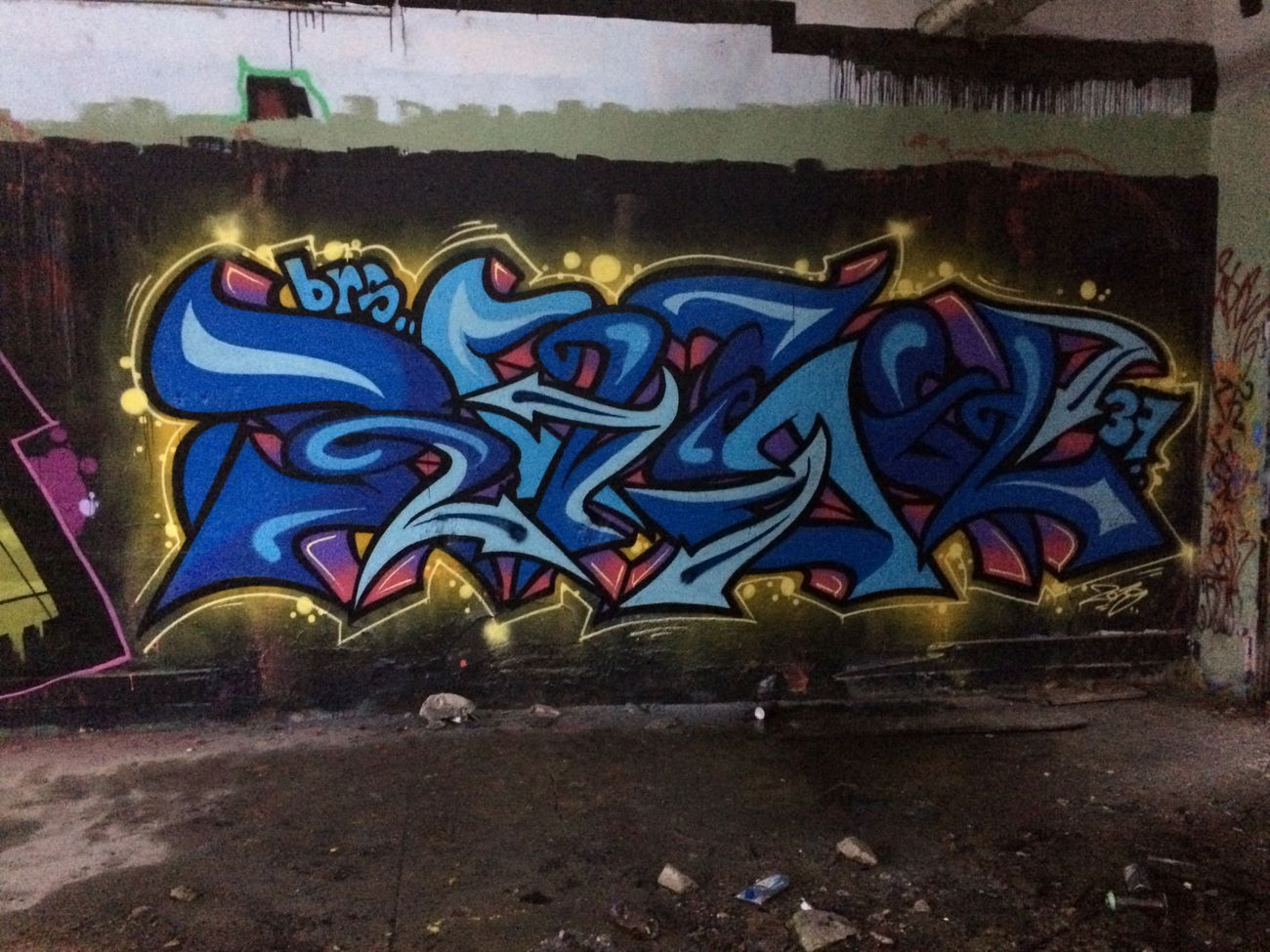 Graffiti Wall - Photo by FreakHcr - Rash, Brs