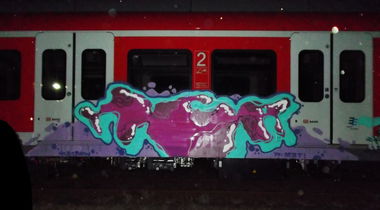 Graffiti Train - Photo by FreakHcr - HCR (2014)