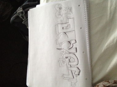 Graffiti Sketch - Photo by FreeShittiKacki - Freeshit