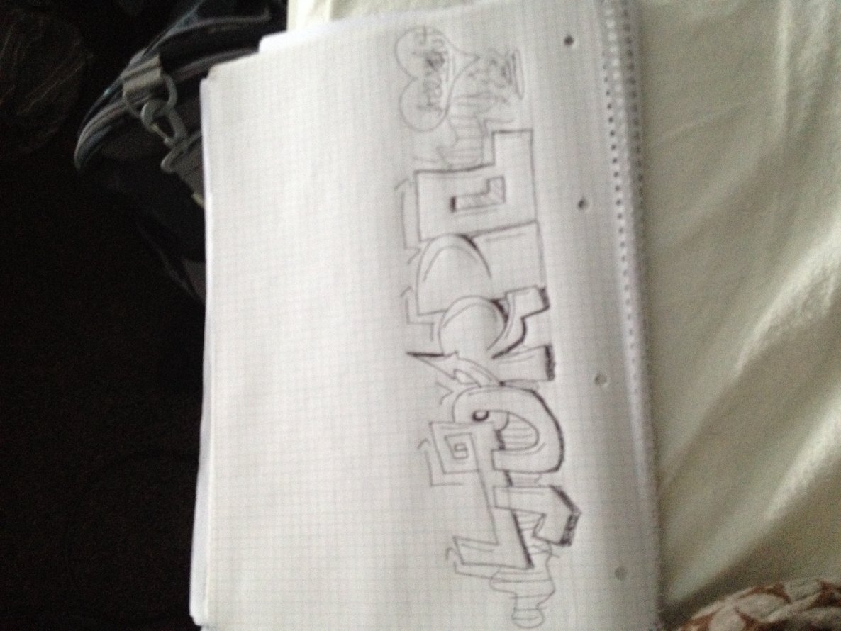 Graffiti Sketch - Photo by FreeShittiKacki - Freeshit