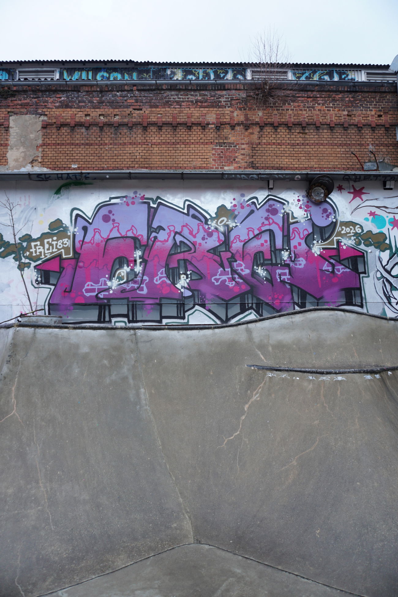 Graffiti Wall in Kassel - Photo by Frei83er (2026)