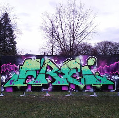 Graffiti Wall in Zittau - Photo by Frei83er (2024)