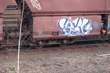 Graffiti Train - Photo by FreightsRipper - spe, fr8, freight