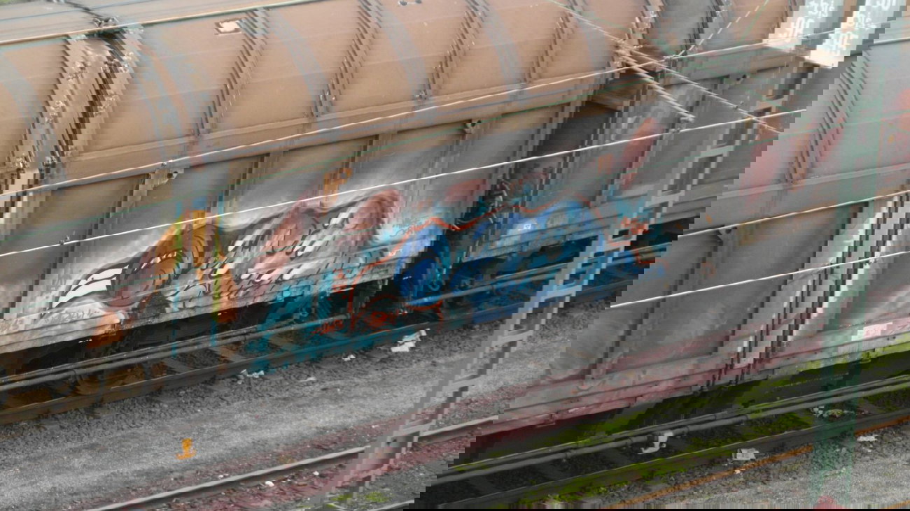 Graffiti Train - Photo by FreightsRipper