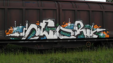 Graffiti Train - Photo by FreightsRipper - deor, freight, train