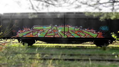 Graffiti Train - Photo by FreightsRipper - mank, fr8, freight