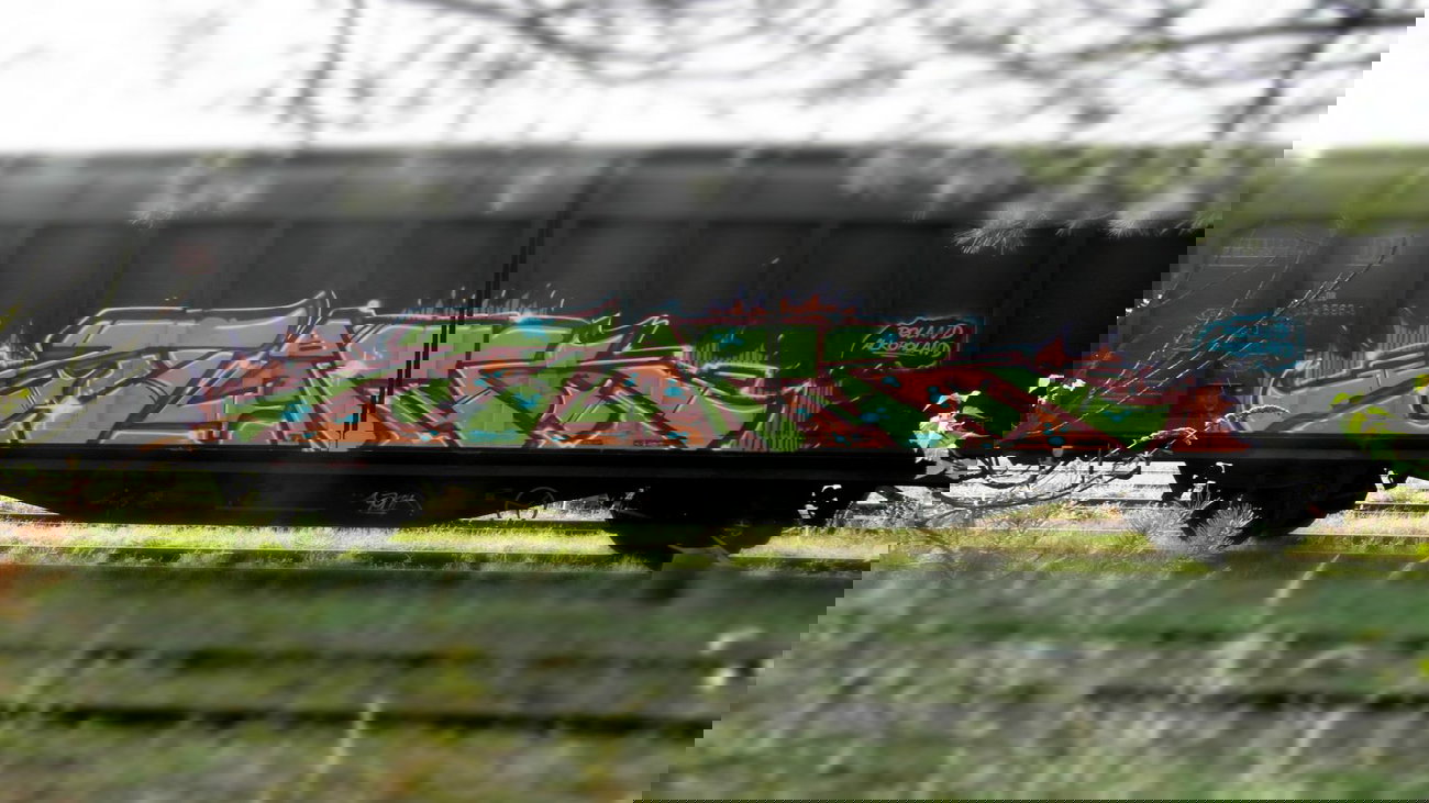 Graffiti Train - Photo by FreightsRipper - mank, fr8, freight