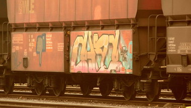 Graffiti Train - Photo by FreightsRipper - chas, freight, fr8