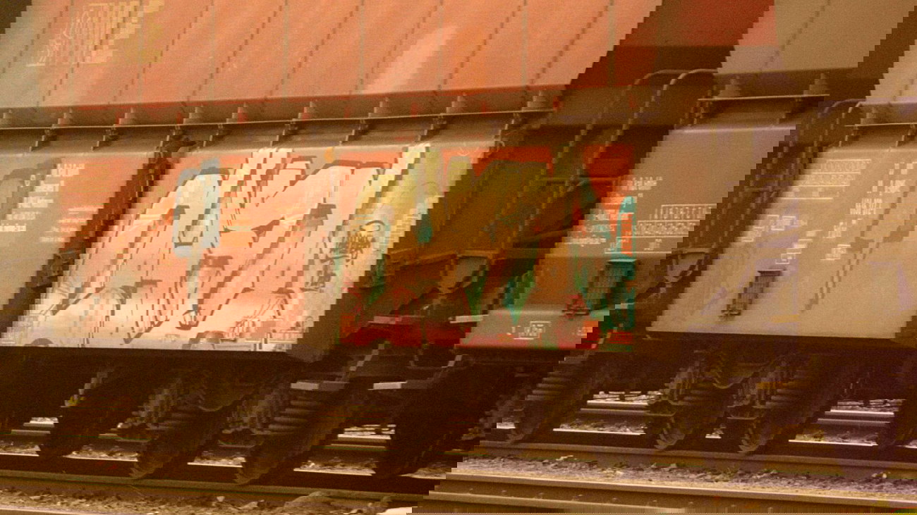 Graffiti Train - Photo by FreightsRipper - chas, freight, fr8