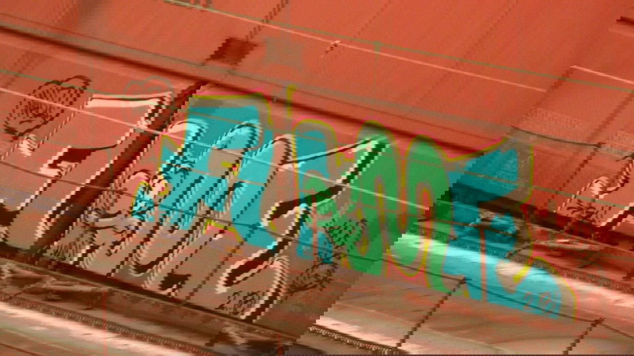 Graffiti Train - Photo by FreightsRipper - fume, freight, fr8