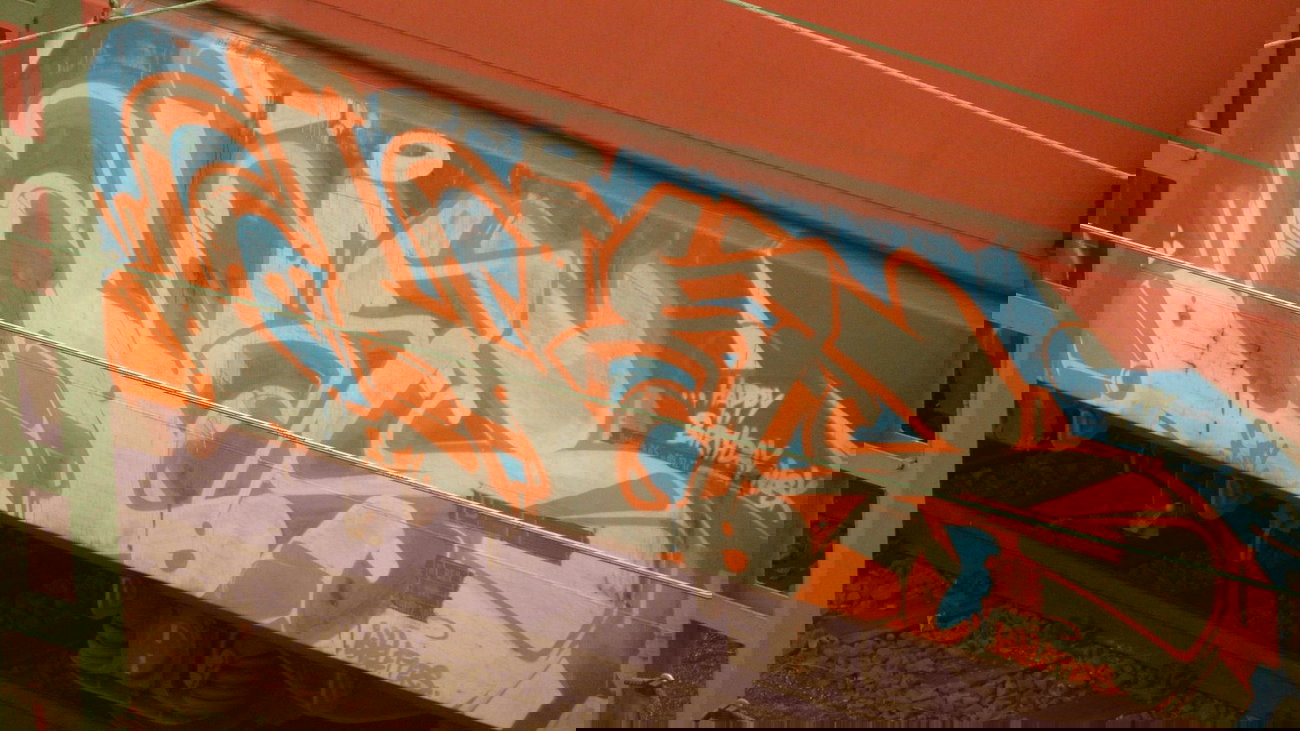 Graffiti Train - Photo by FreightsRipper - chas, freight, fr8