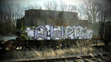 Graffiti Train - Photo by FreightsRipper - cupe, old, freight