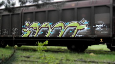 Graffiti Train - Photo by FreightsRipper - mank, fr8, freight