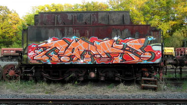 Graffiti Train - Photo by FreightsRipper - mank, freight, fr8