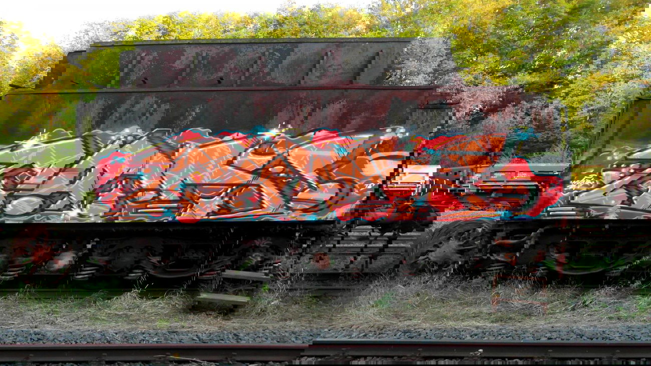 Graffiti Train - Photo by FreightsRipper - mank, freight, fr8